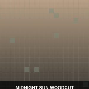 Midnight Sun Woodcut