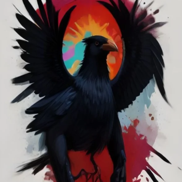 Crow’s Hour by Crow's Hour, printed on the front of the tee