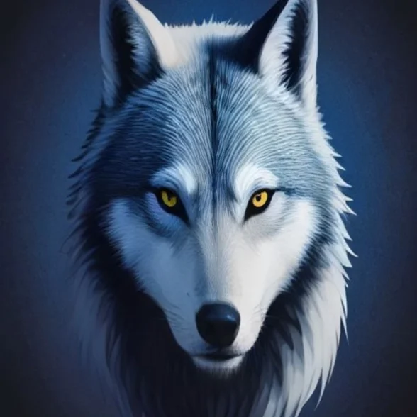 Nordic Wolf by Lindqvist Woodcut, printed on the front of the tee