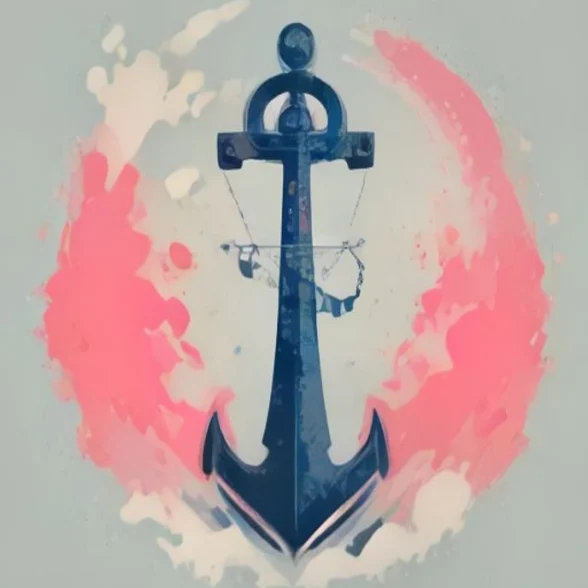 Anchor & Ash by Marsh & Anchor, printed on the front of the tee
