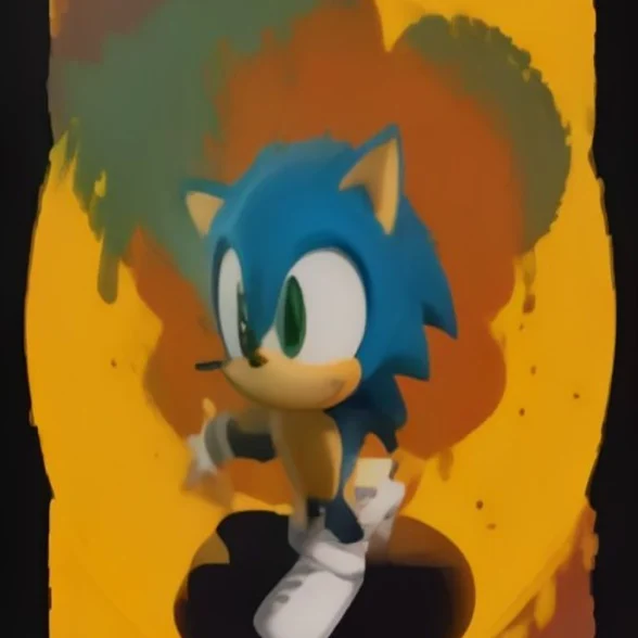 Sonic Marigold by Third Eye Press, printed on the front of the tee