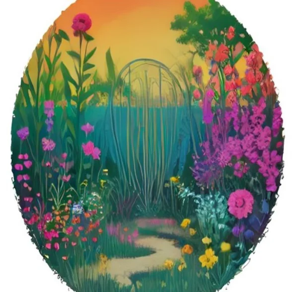 Trip Wire Garden by Third Eye Press, printed on the front of the tee