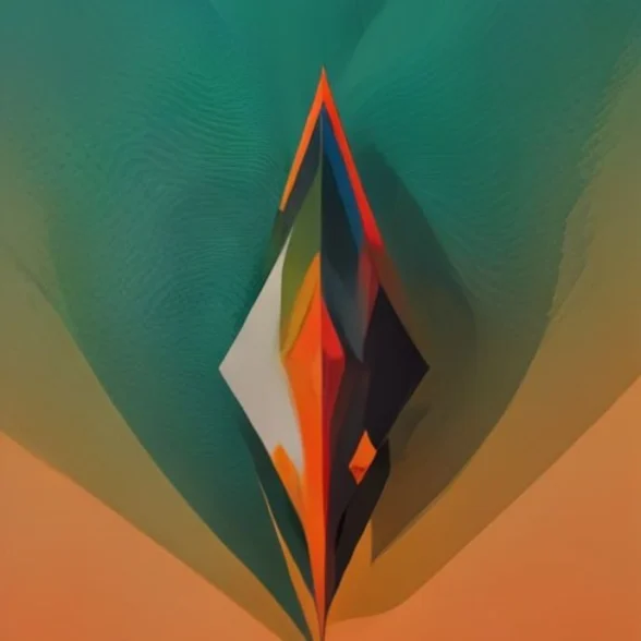 Angles of Ganga by Chandra Geometric, printed on the front of the tee
