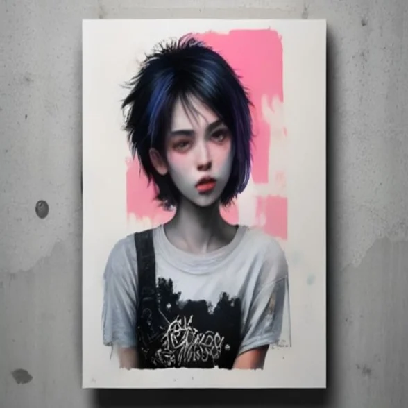 Concrete Canvas by Vasquez Wildstyle, printed on the front of the tee