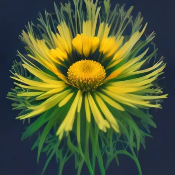 Wild Chamomile by Hendricks Field & Fern, printed on the front of the tee
